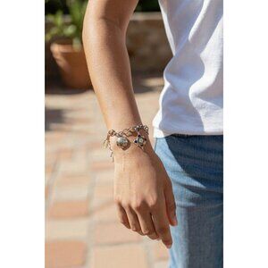 Vintage 1950s–1970s Charm Bracelet – Danecraft 12kt GF, Sterling Tennis Racket,